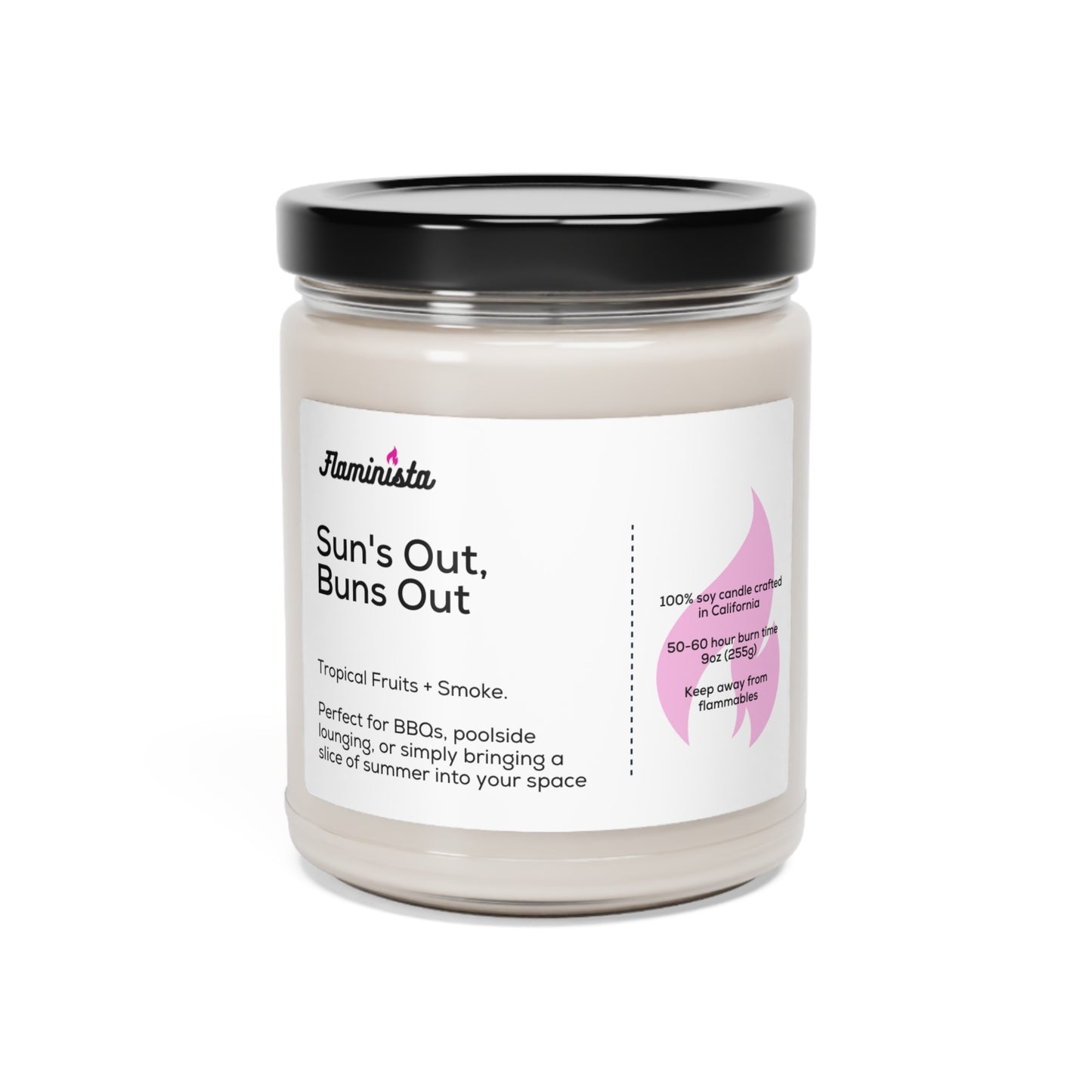 Sun's Out, Buns Out - Scented Soy Candle, 9oz