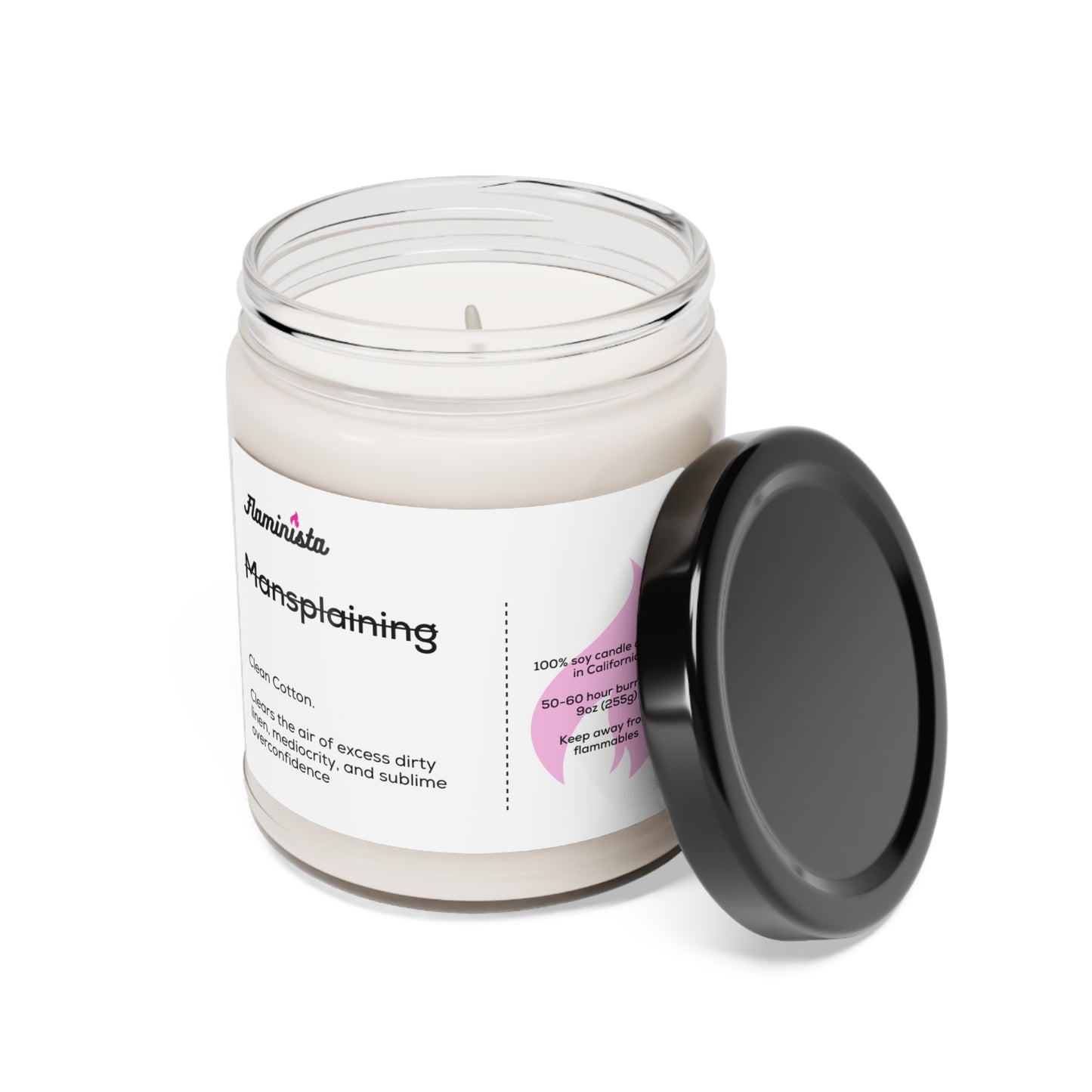 Mansplaining No Mas - Scented Soy Candle, 9oz